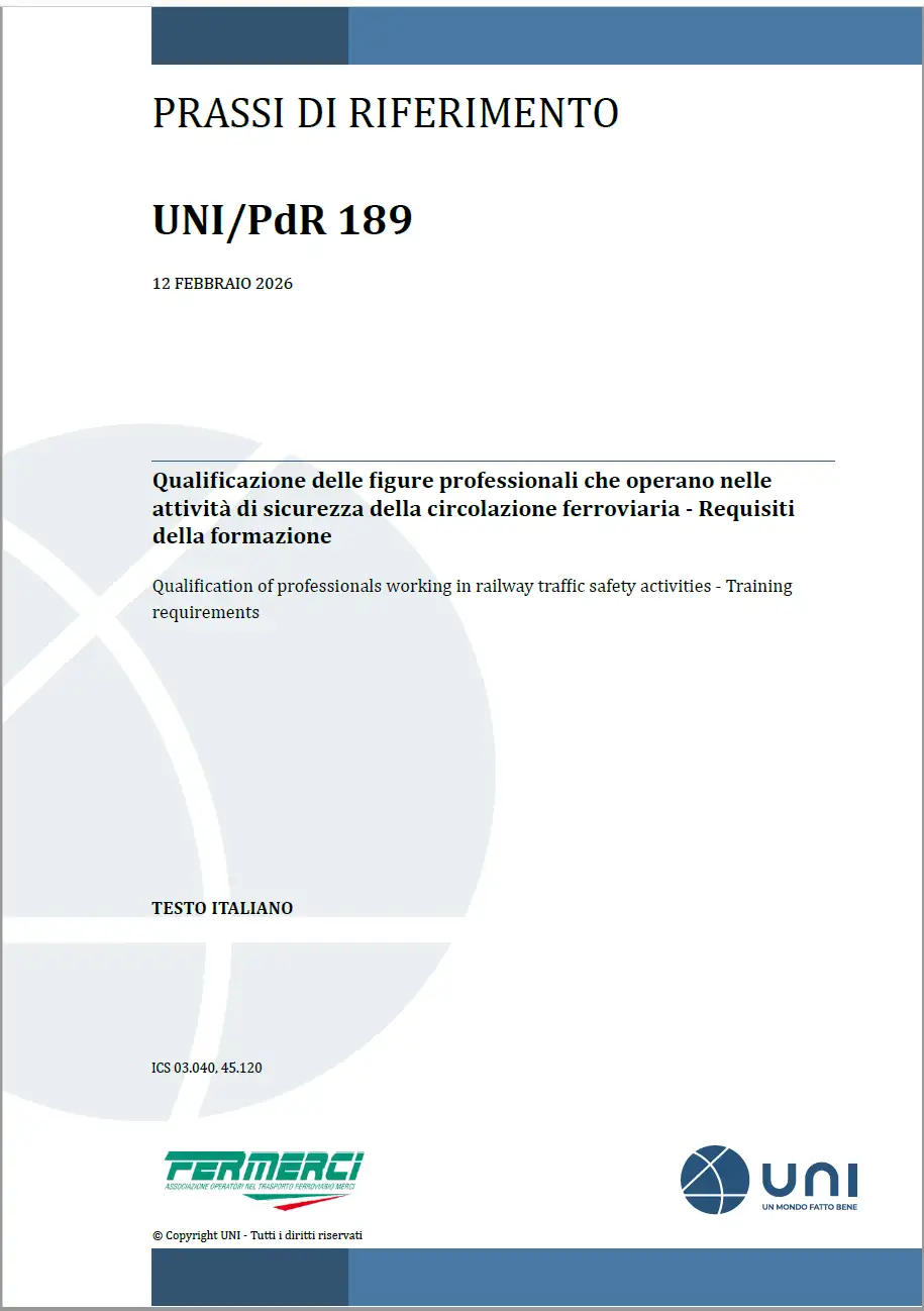 UNI/PdR 189:2026